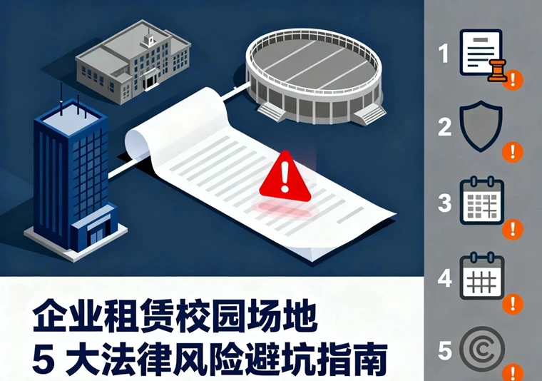 “避坑指南：企业租赁学校场地最常见的5大法律风险及应对策略”